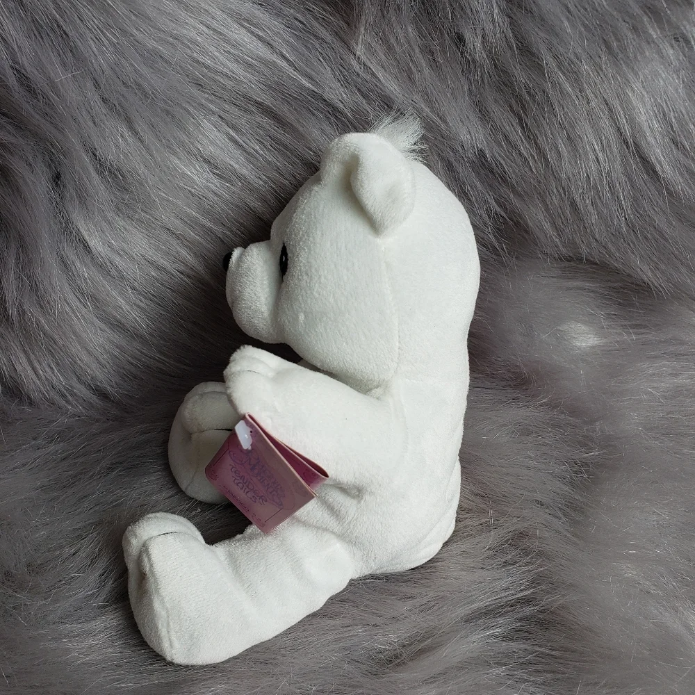 Vintage‎ Precious Moments tender tails 1998 White Teddy bear plush